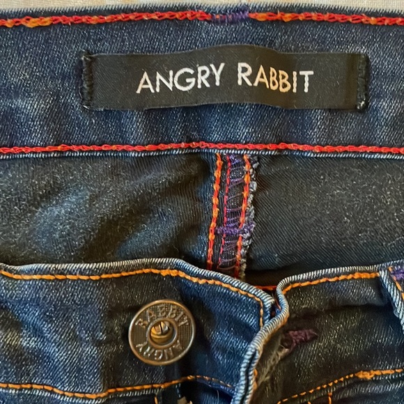 Women’s Size 27 slim Angry Rabbit jeans. - Picture 2 of 4